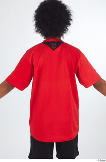 Dejavee Ford dressed red t shirt sports upper body 0005.jpg